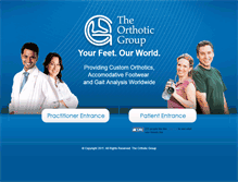 Tablet Screenshot of crs.theorthoticgroup.com